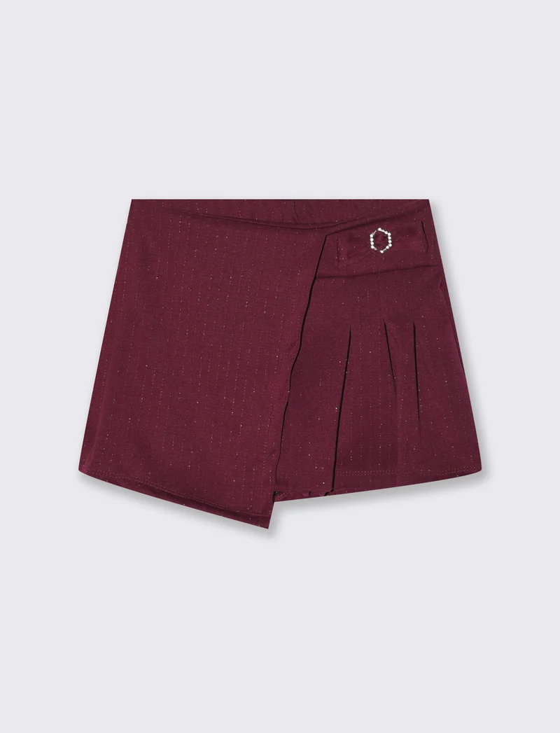 Short bambina - Bordeaux
