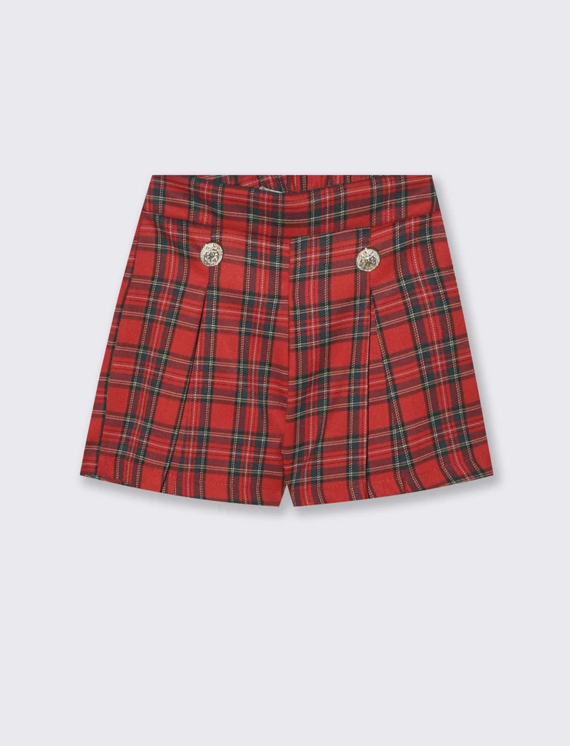 Short tessuto scozzese. - Fantasia