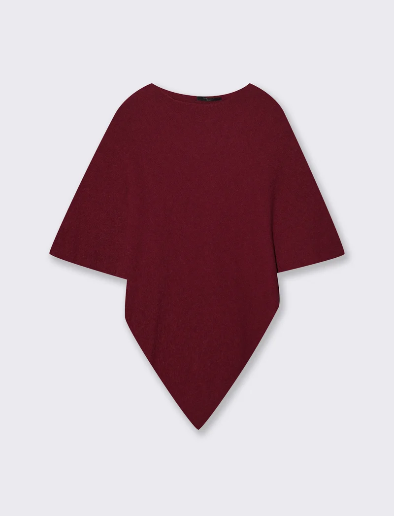 Mantella in maglia - Bordeaux