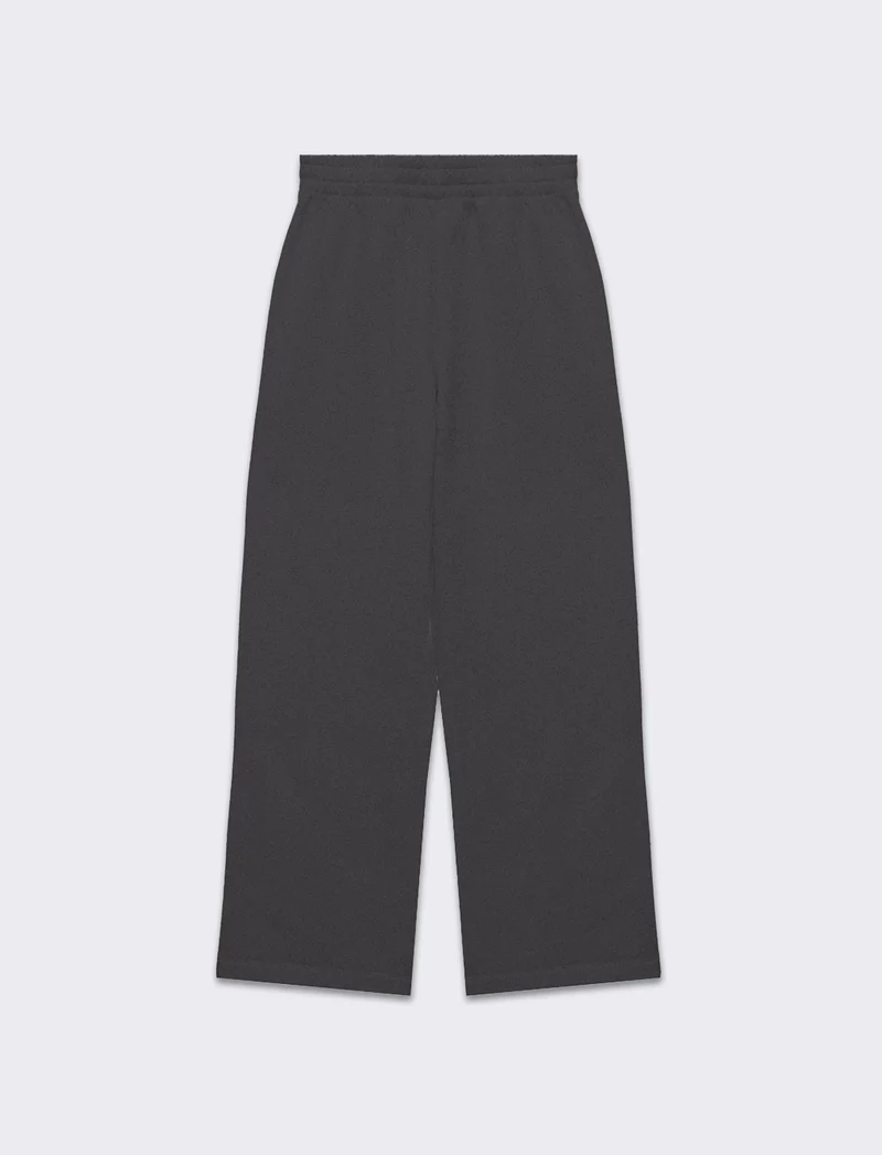 Jogger basico flare da donna - Grigio piombo