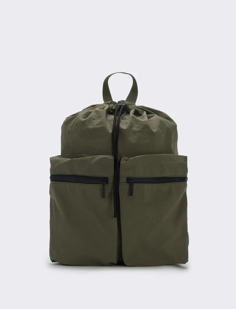 Zainetto nylon con chiusura a coulisse - Ve.milit.