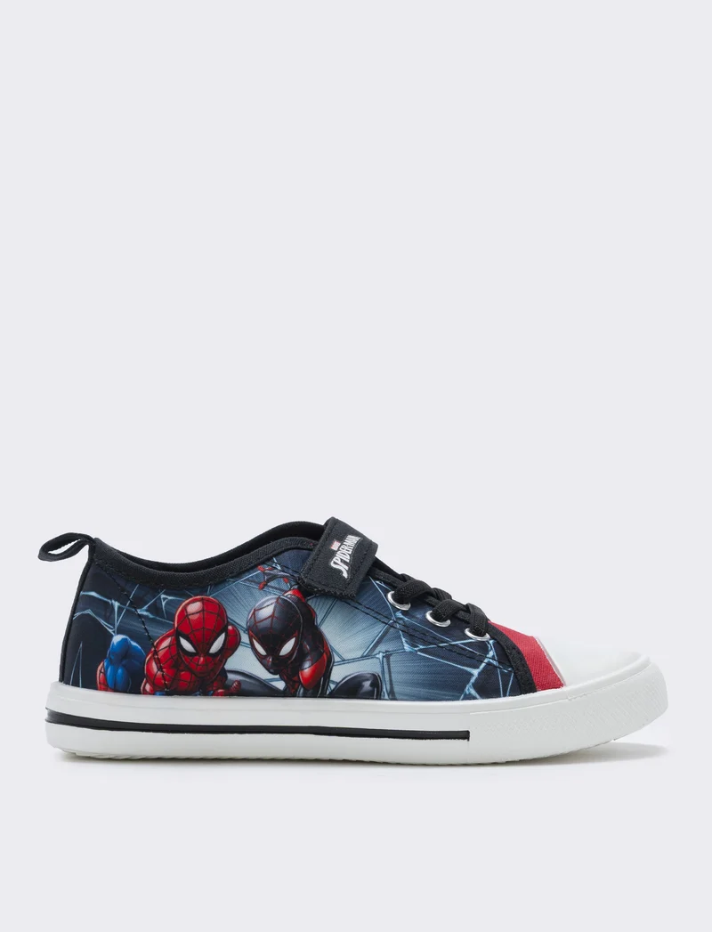 Sneakers Spider-man© per bambini in canvas - Nero