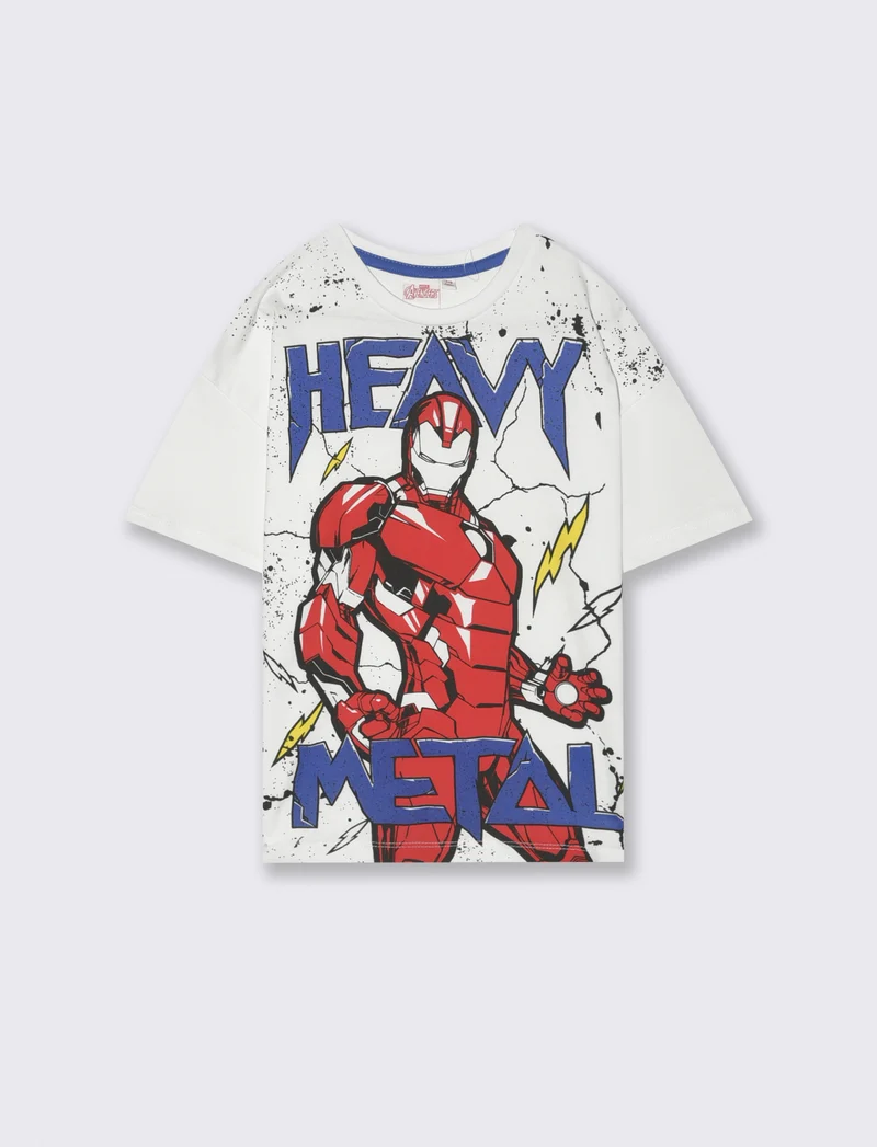 T-shirt MARVEL per giovani fan - Bianco