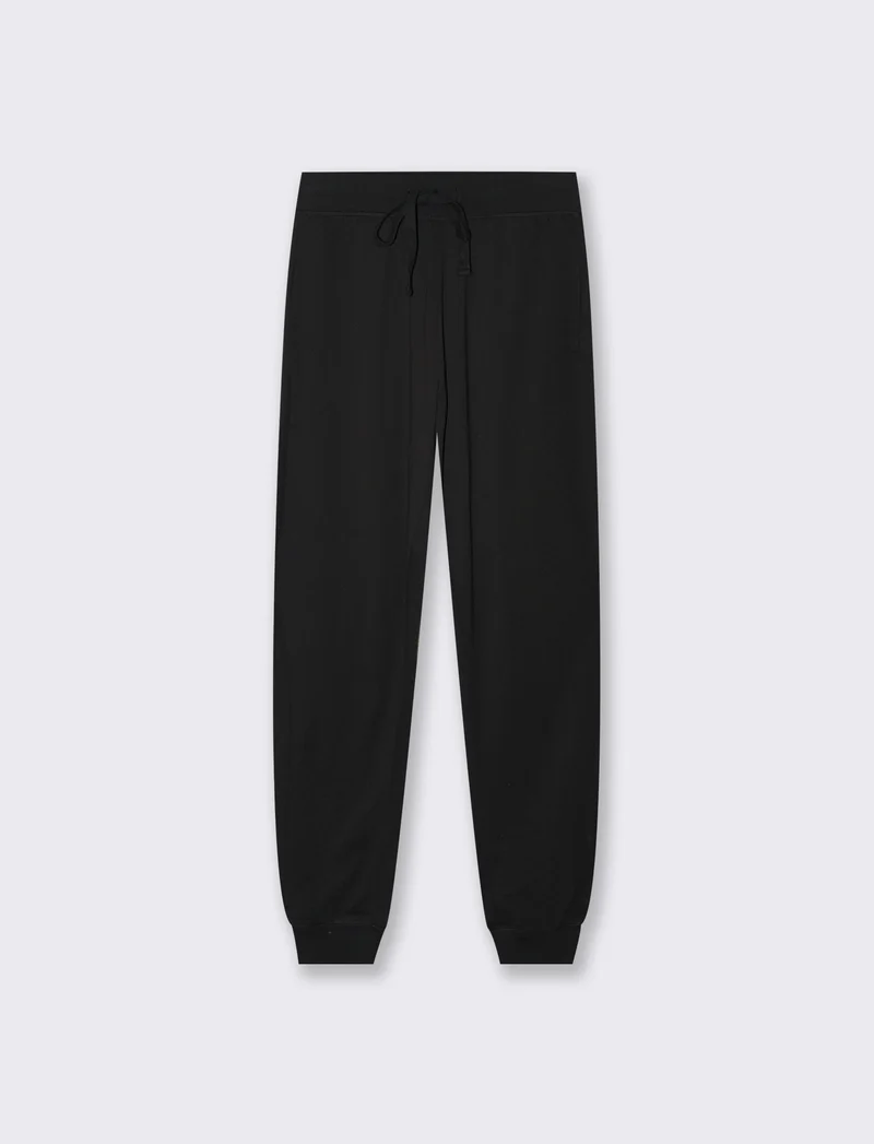 Jogger basico con elastico e culisse - Nero
