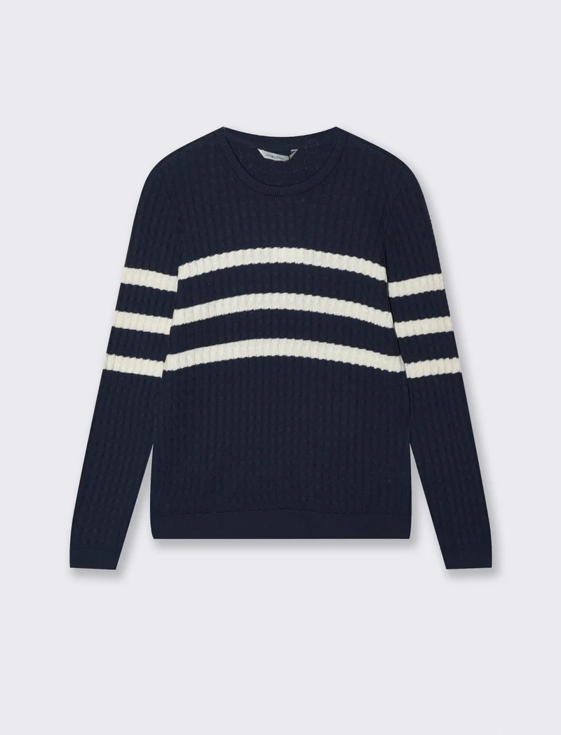 Maglia Giro Collo a Treccia - var 1