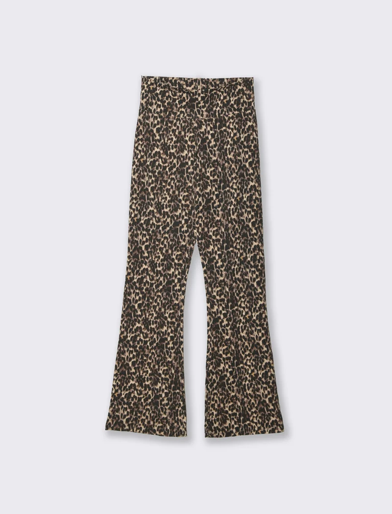 Leggings Stampati con Taglio Flare - var 1