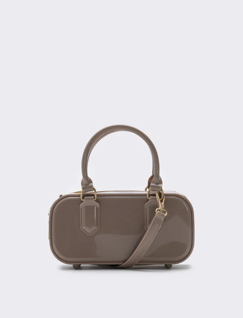 Bauletto rettangolare gommato - Grigio fango