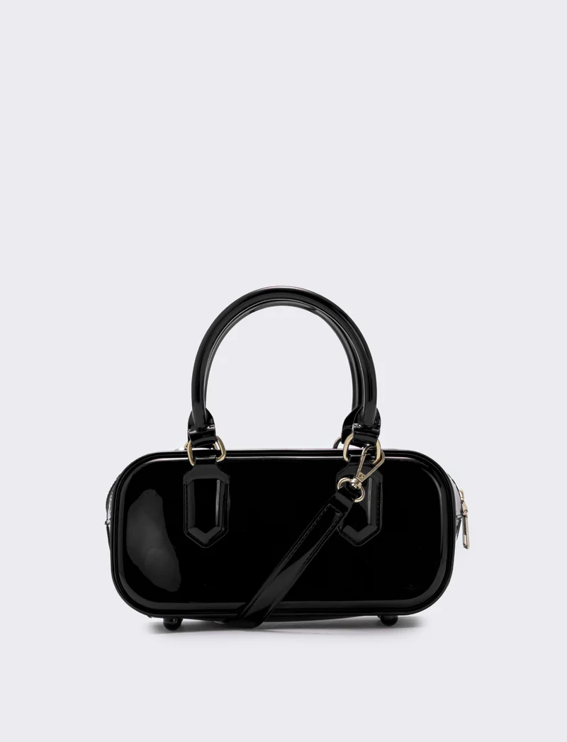 Bauletto rettangolare gommato - Nero