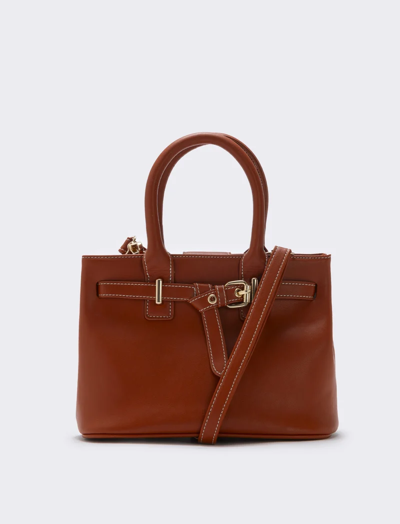 Borsa a mano con fibbia elegante e pratica - Arancio