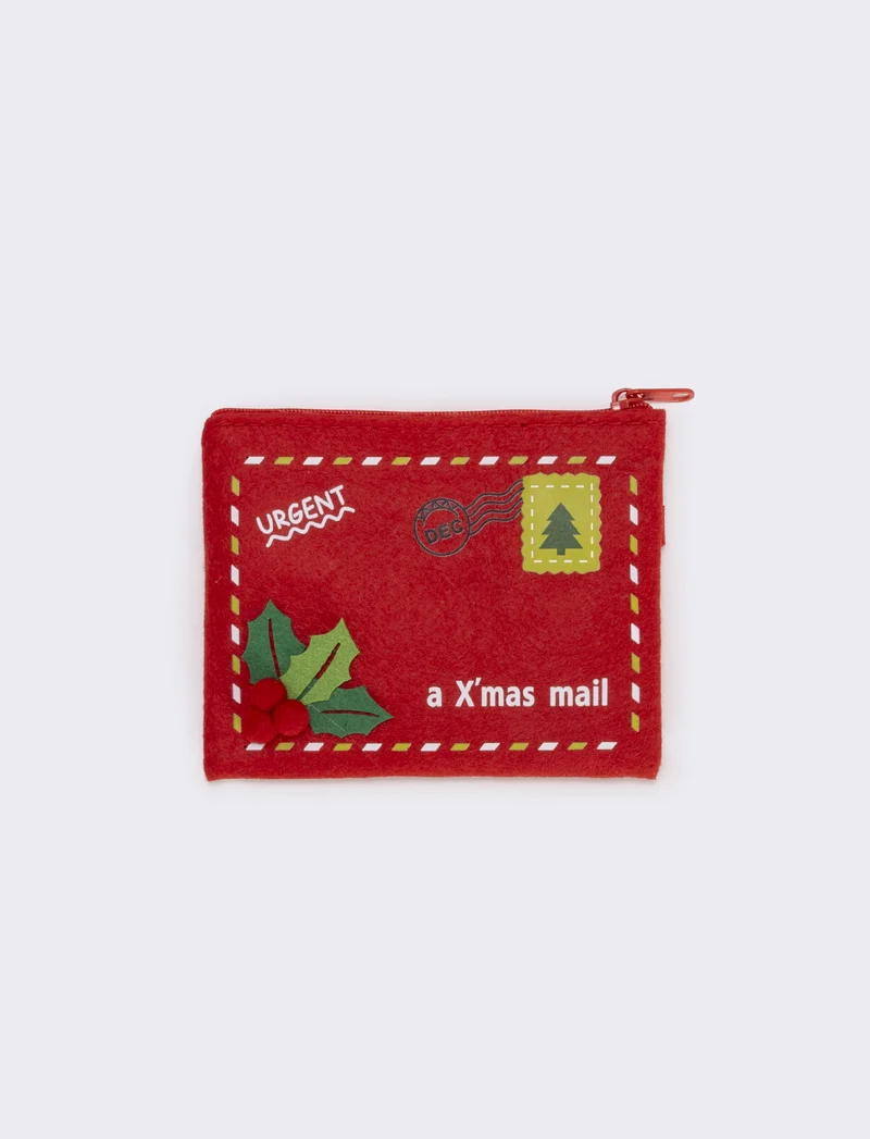 Portasoldi, Formine e copribottiglia expo natale 25 - Rosso