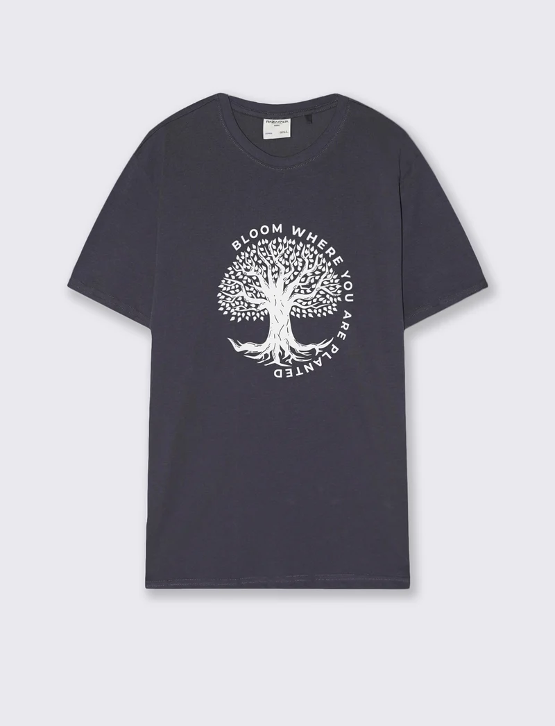 T-shirt in cotone girocollo regular fit - Avion