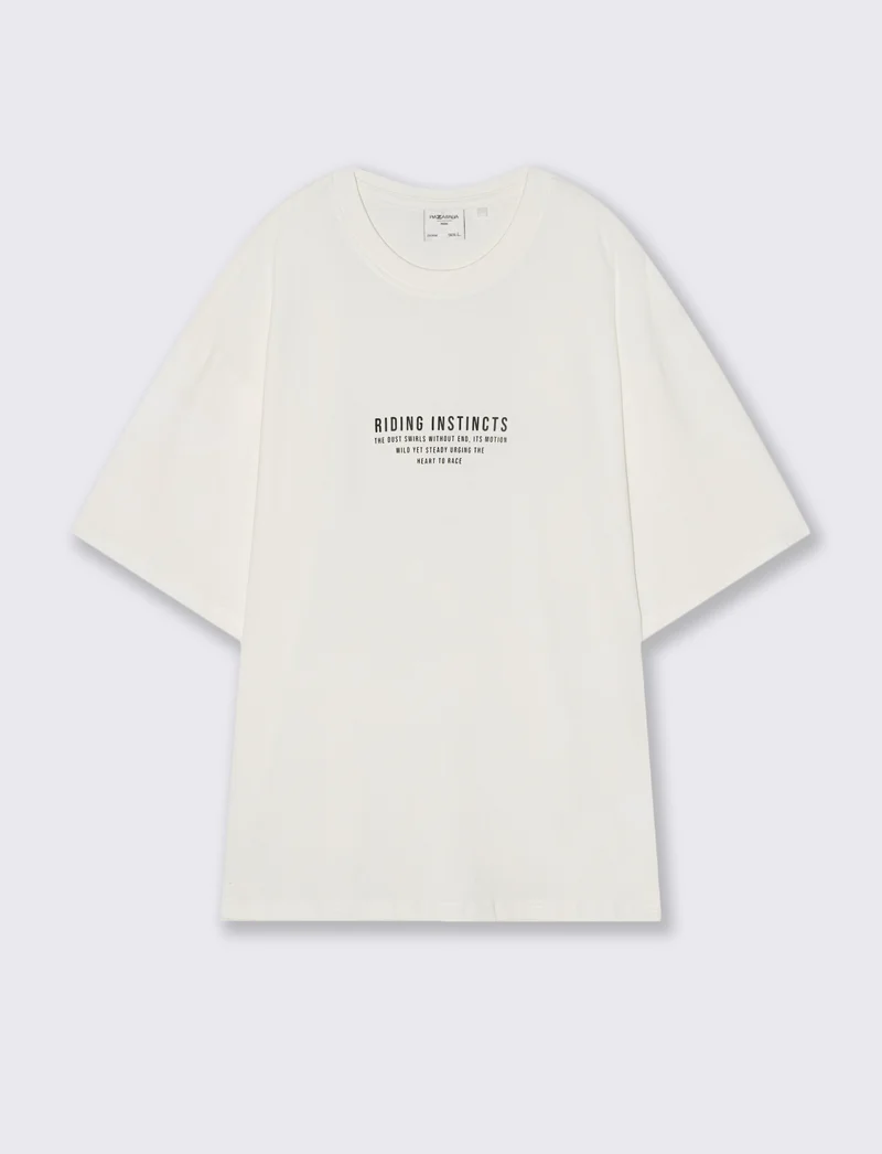 T-shirt con stampa - Bianco