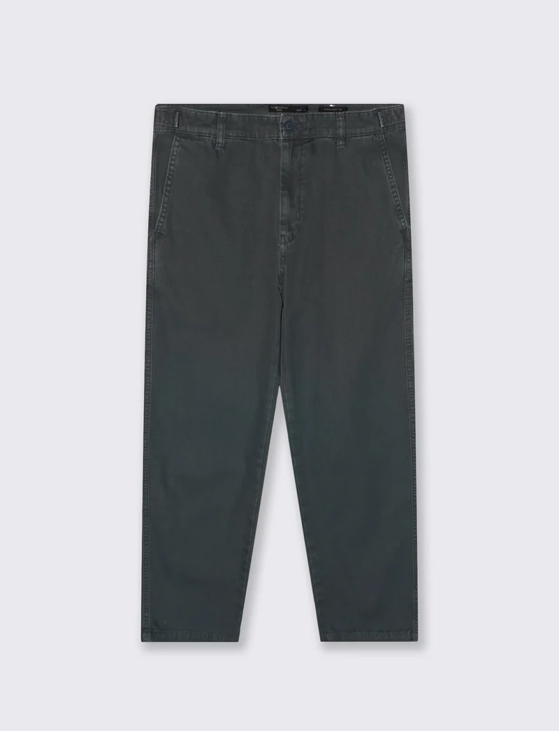 Pantalone Canvas Straight Fit Effetto Slavato - Avion