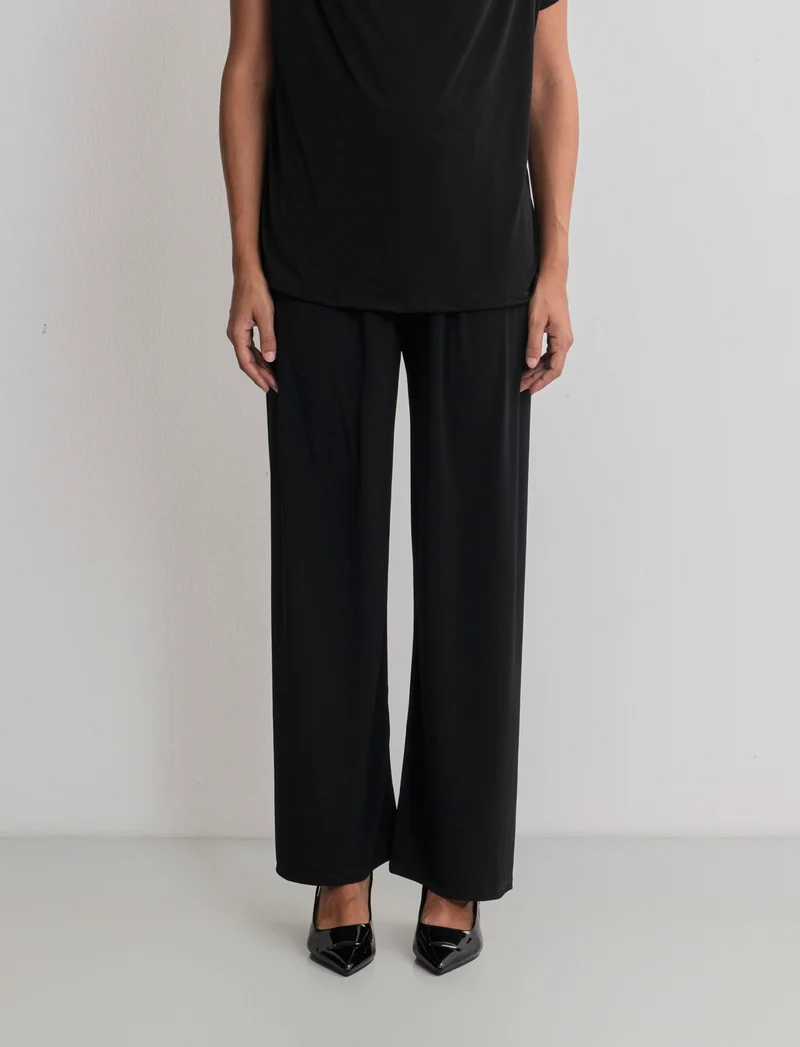PANTALONE IN MAGLIA - Nero