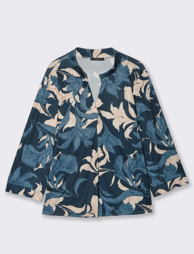 T-SHIRT STAMPATA - Blu