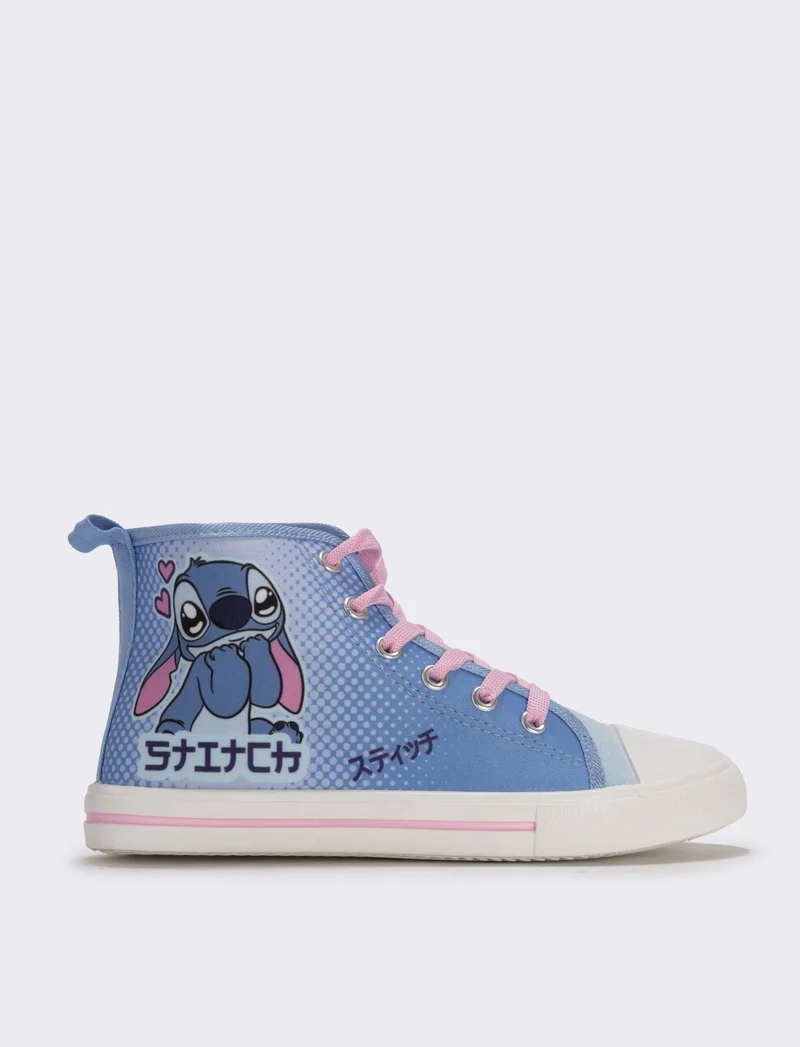 Sneakers celesti Stitch&Angel© da bambina - Lilla