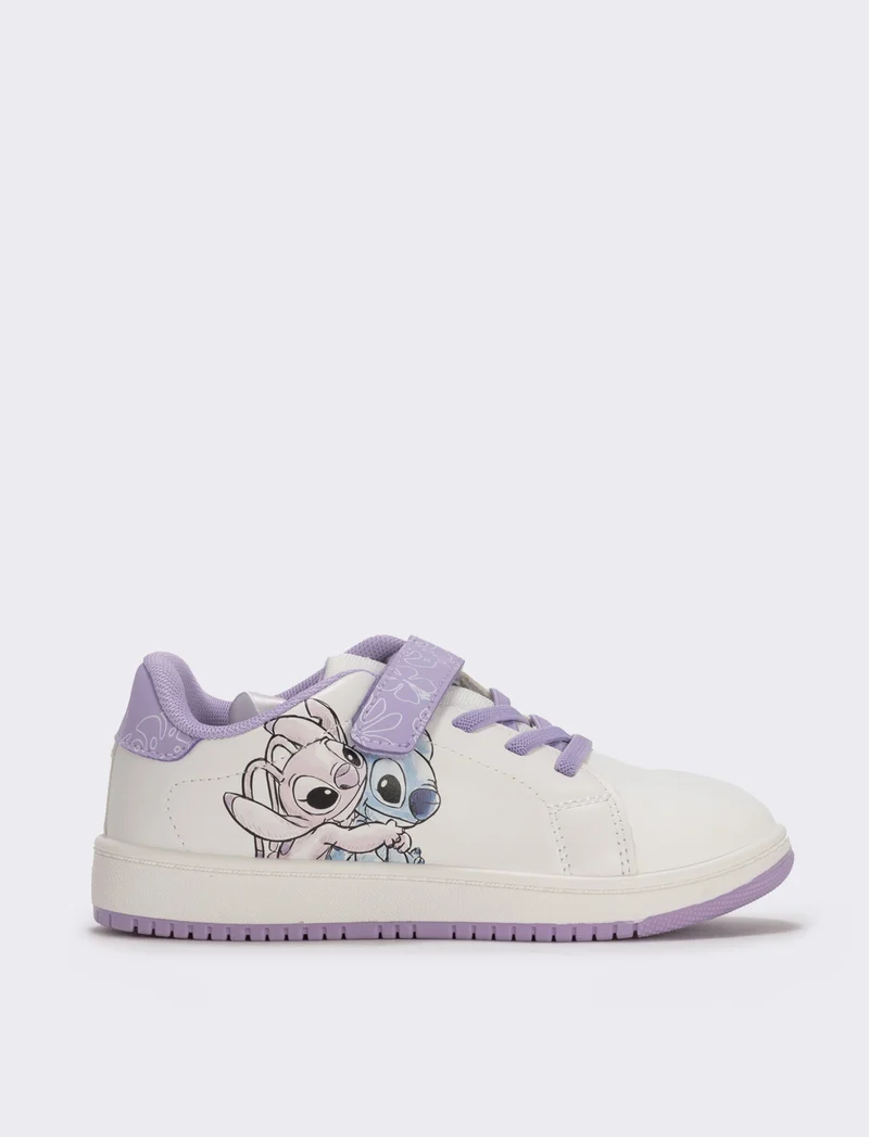 Sneakers Stitch© bambina con strappo - Bianco