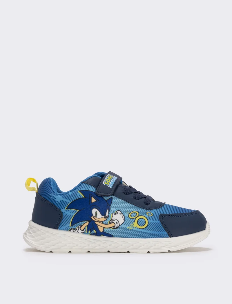 Sneakers blu Sonic© con strappo per bambini - Blu