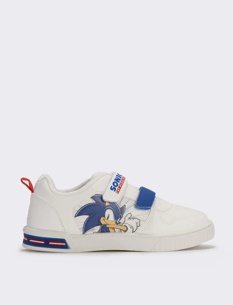 Sneakers Sonic© bianche per bambini - Bianco