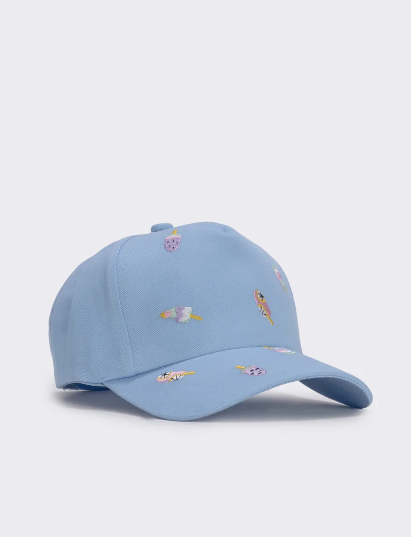Baseball e gelatini ricamati insieme - Denim