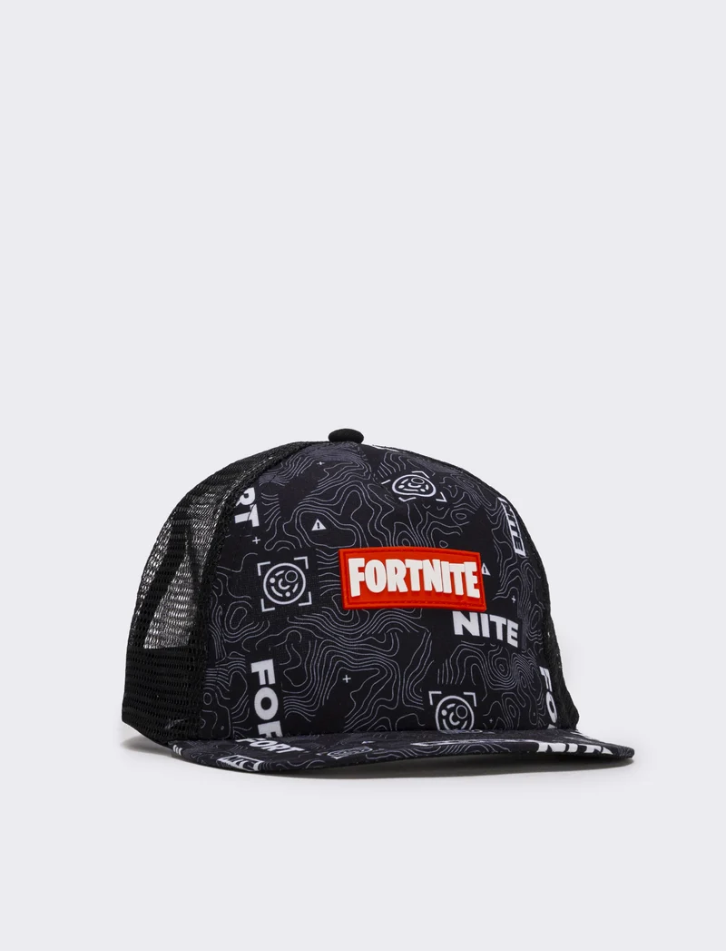 Cappello baseball Fortnite per bambini - Nero
