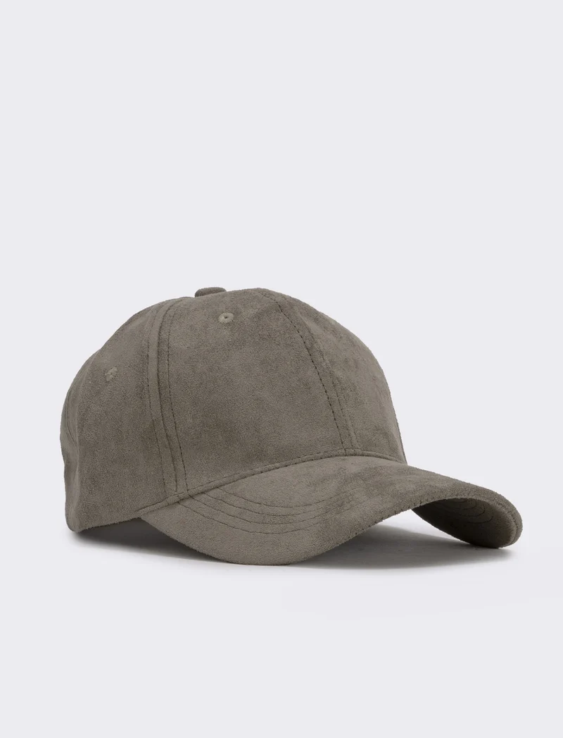 Cappello in suede per uomo baseball - Verde