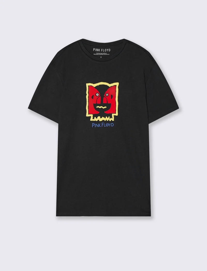 T-shirt Pink Floyd con stampa esclusiva - Nero