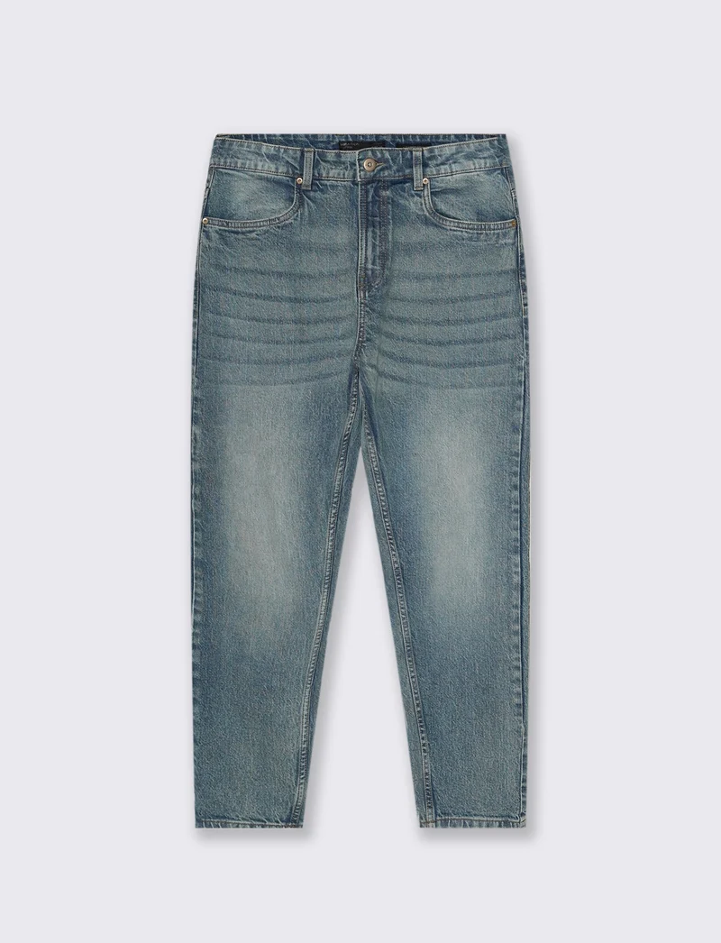 JEANS NEW CARROT FIT CON TASCHINO - Denim