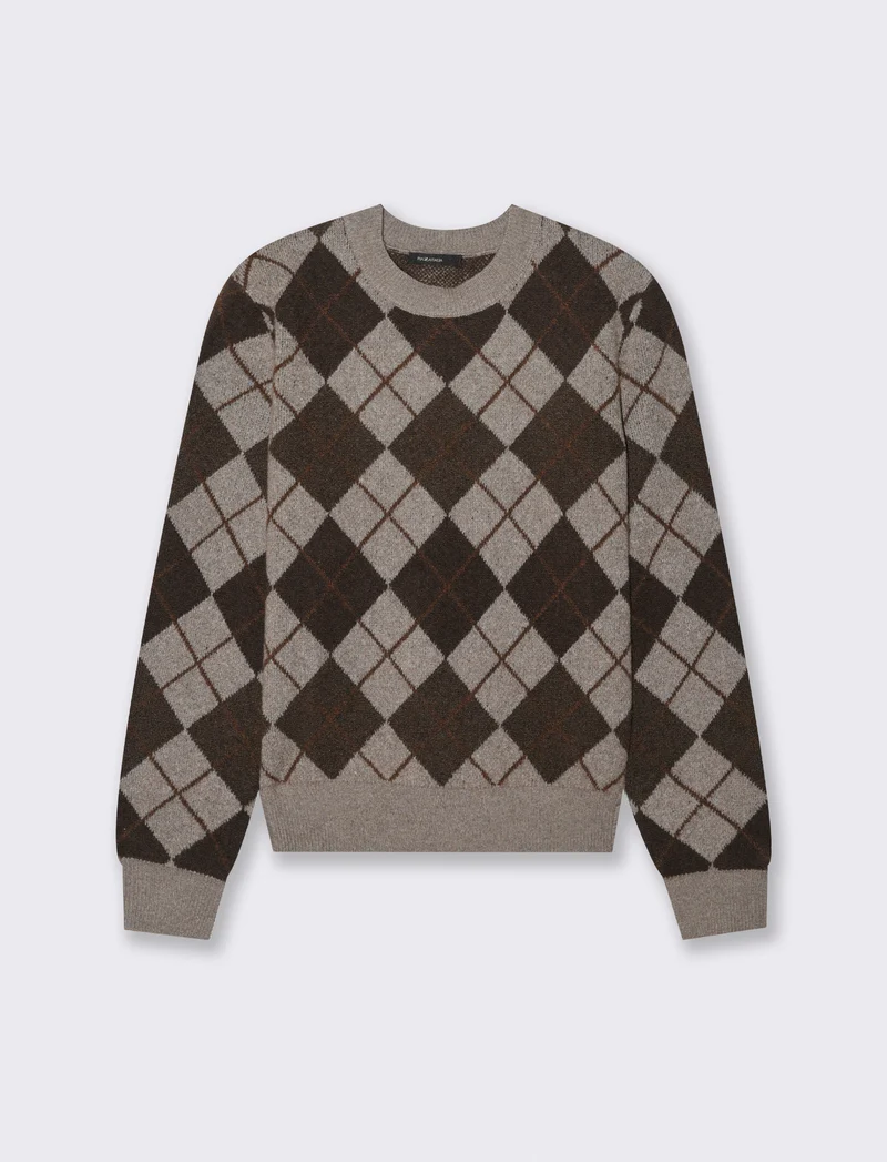 PULLOVER CON FANTASIA A ROMBI - var 1