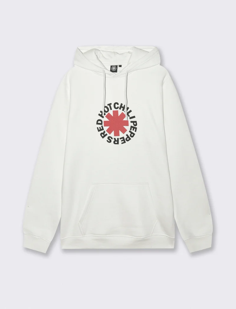 FELPA STAMPA RED HOT CHILI PEPPERS - Bianco