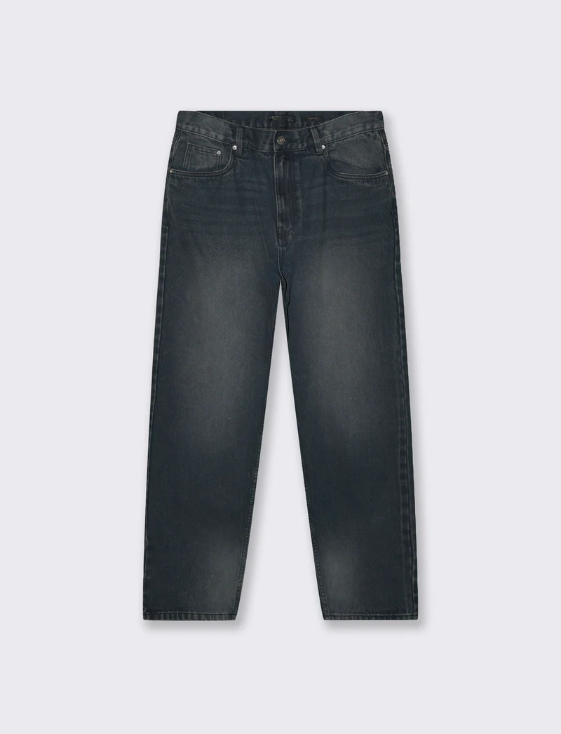 JEANS BAGGY FIT BLU BLACK - Denim