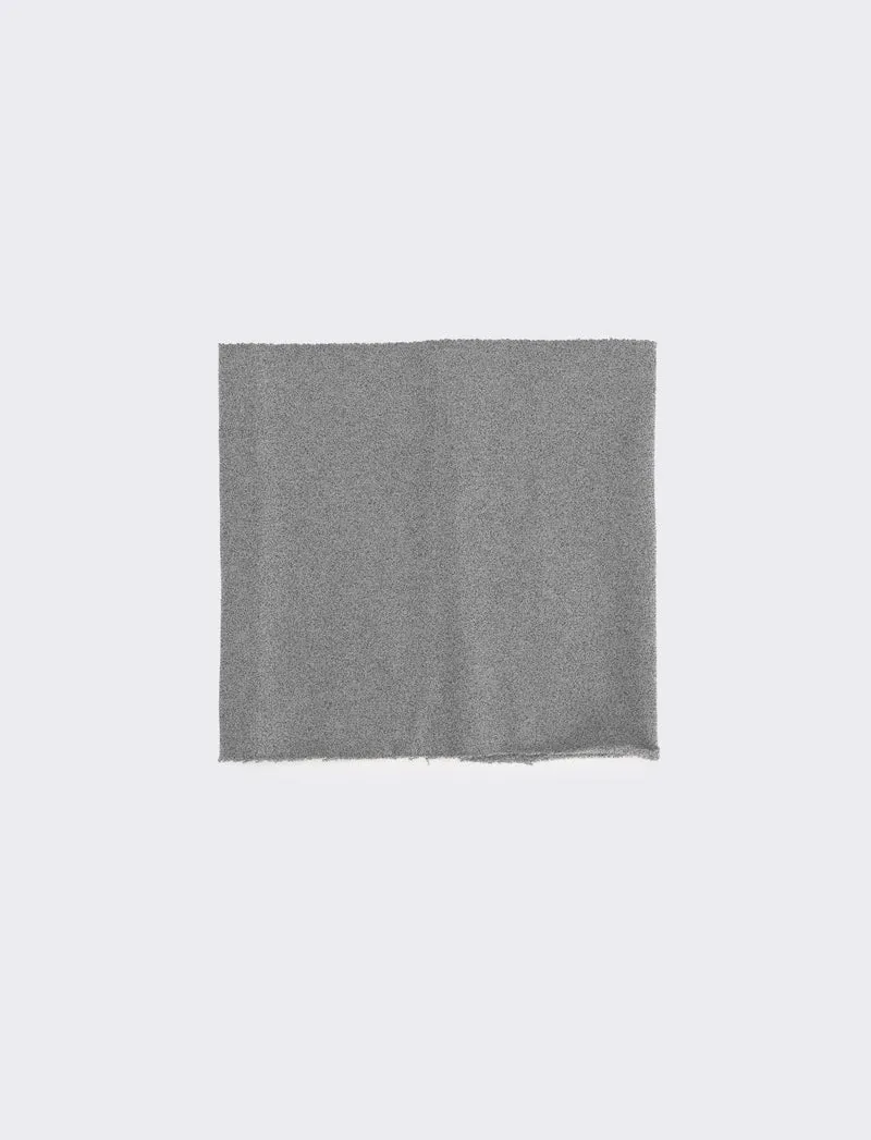 Collo melange french terry bambino - Grigio