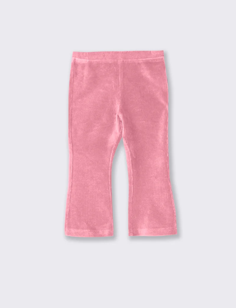 Leggings in velluto - Rosa cipolla