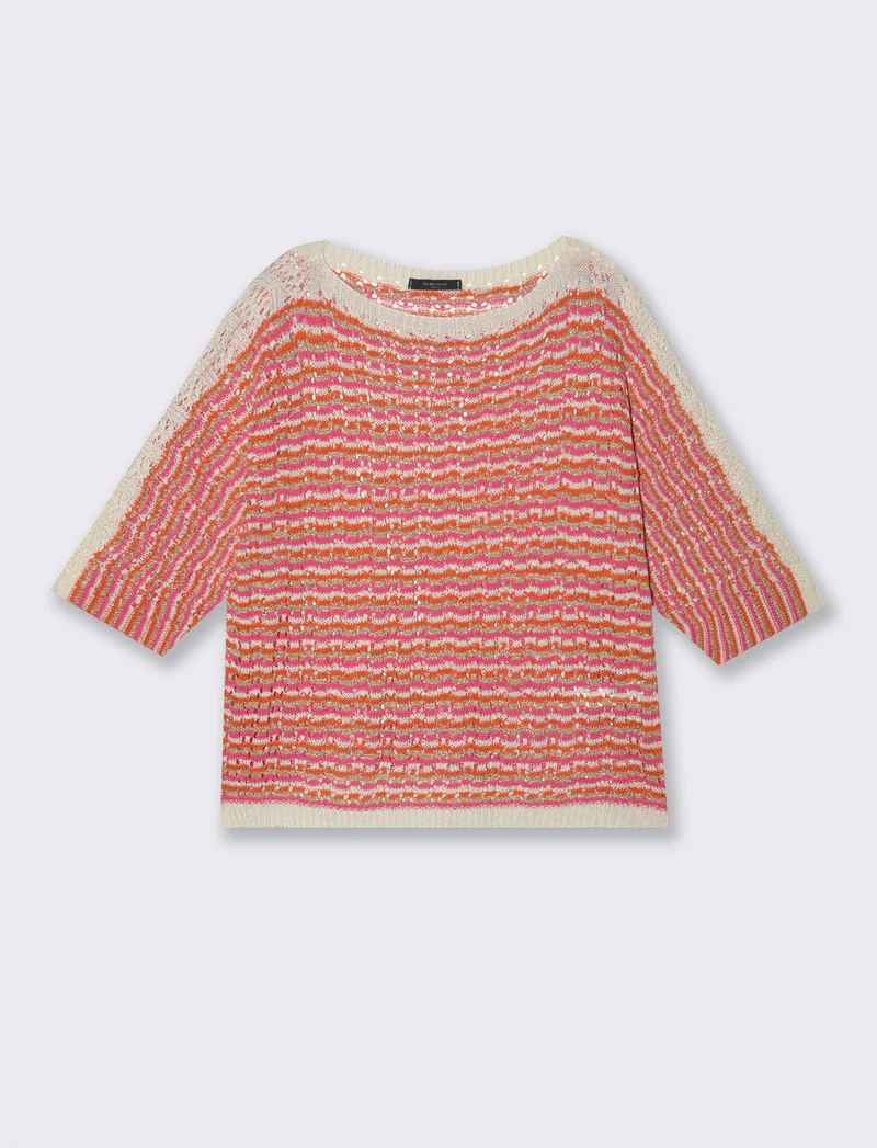Pullover con maniche a tre quarti - var 3