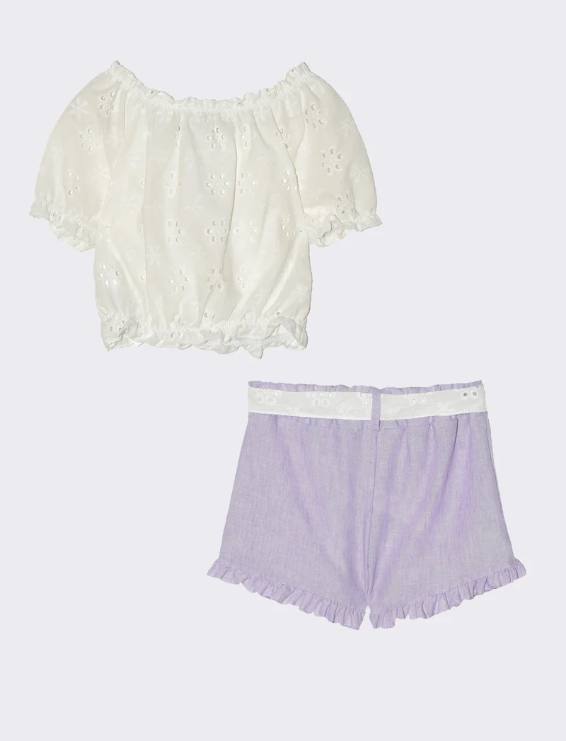 Completo da bambina - Lilla