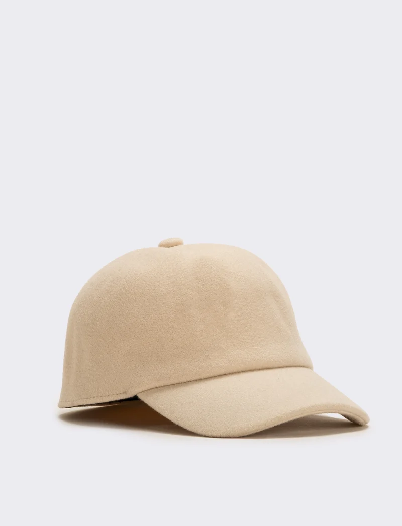 Cappello donna berretto unito cavallerizza - Beige