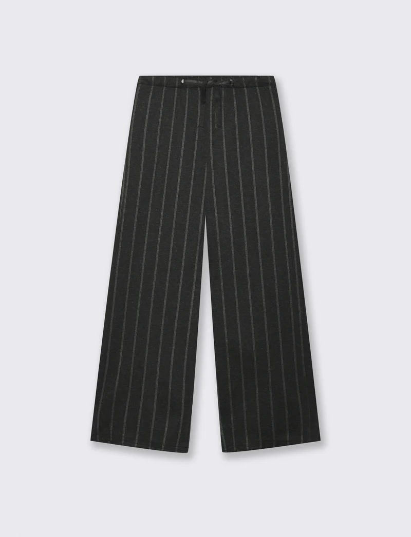 PANTALONI CON ELASTICO - Grigio piombo