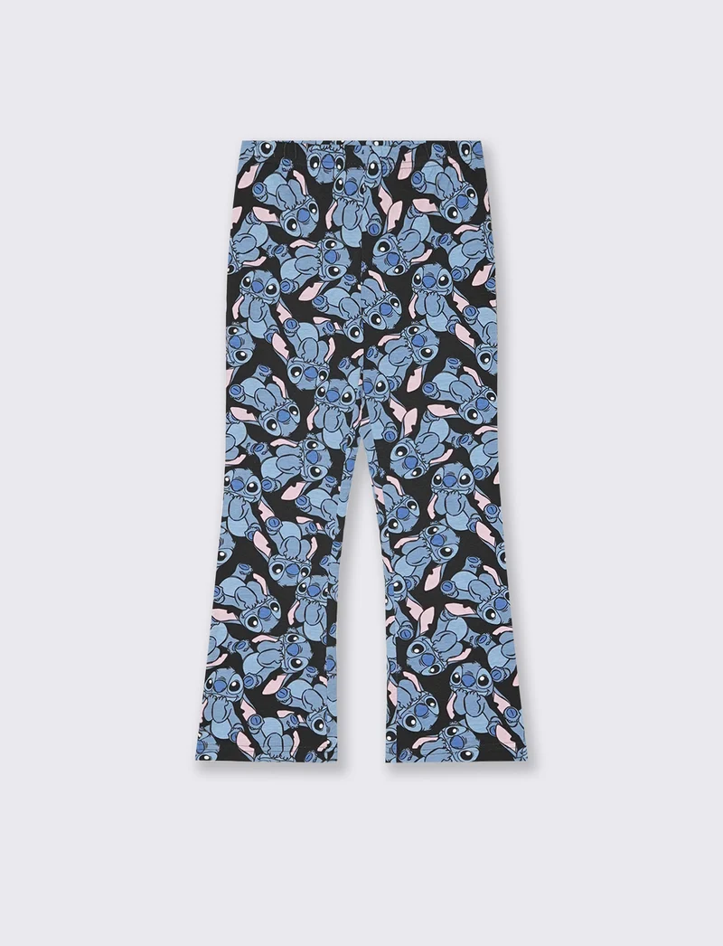 Leggings Stitch modello a zampa - Fantasia