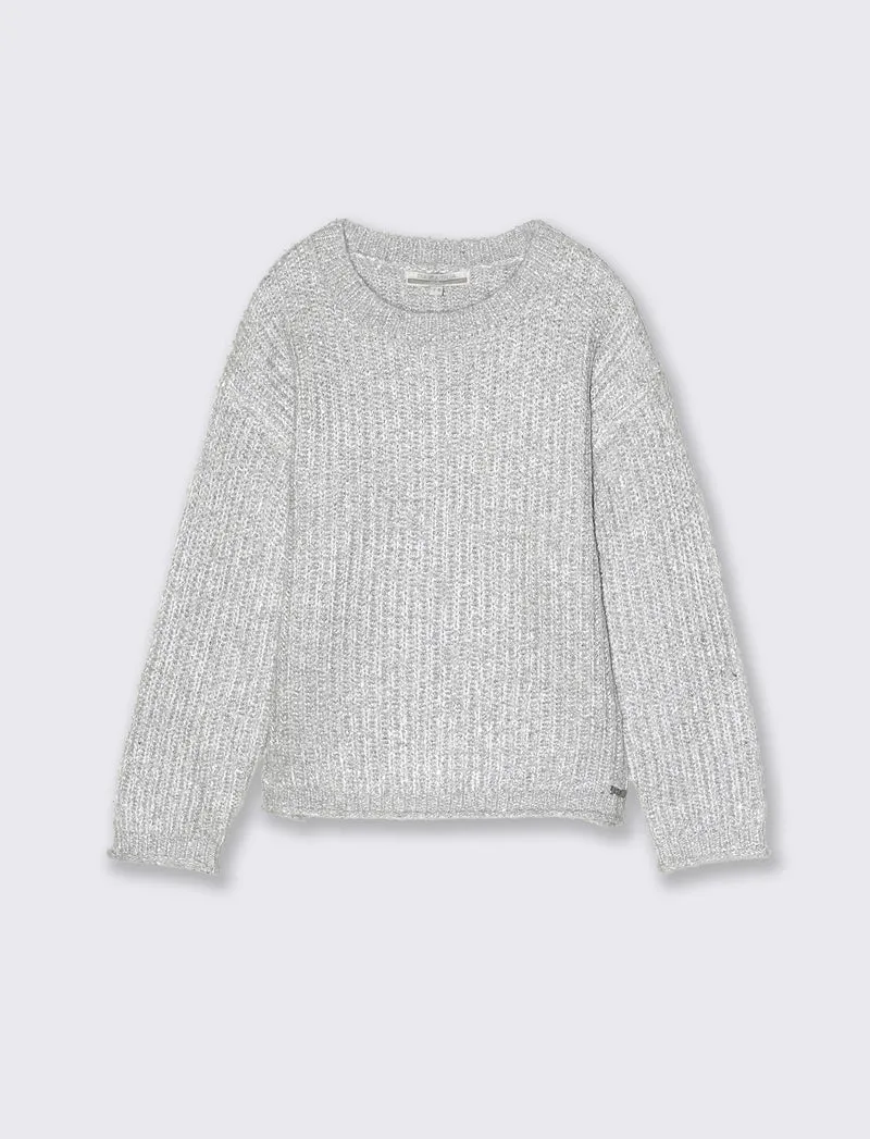 MAGLIONCINO LUREX - Grigio