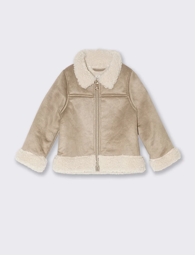 Giaccone modello montone - Beige