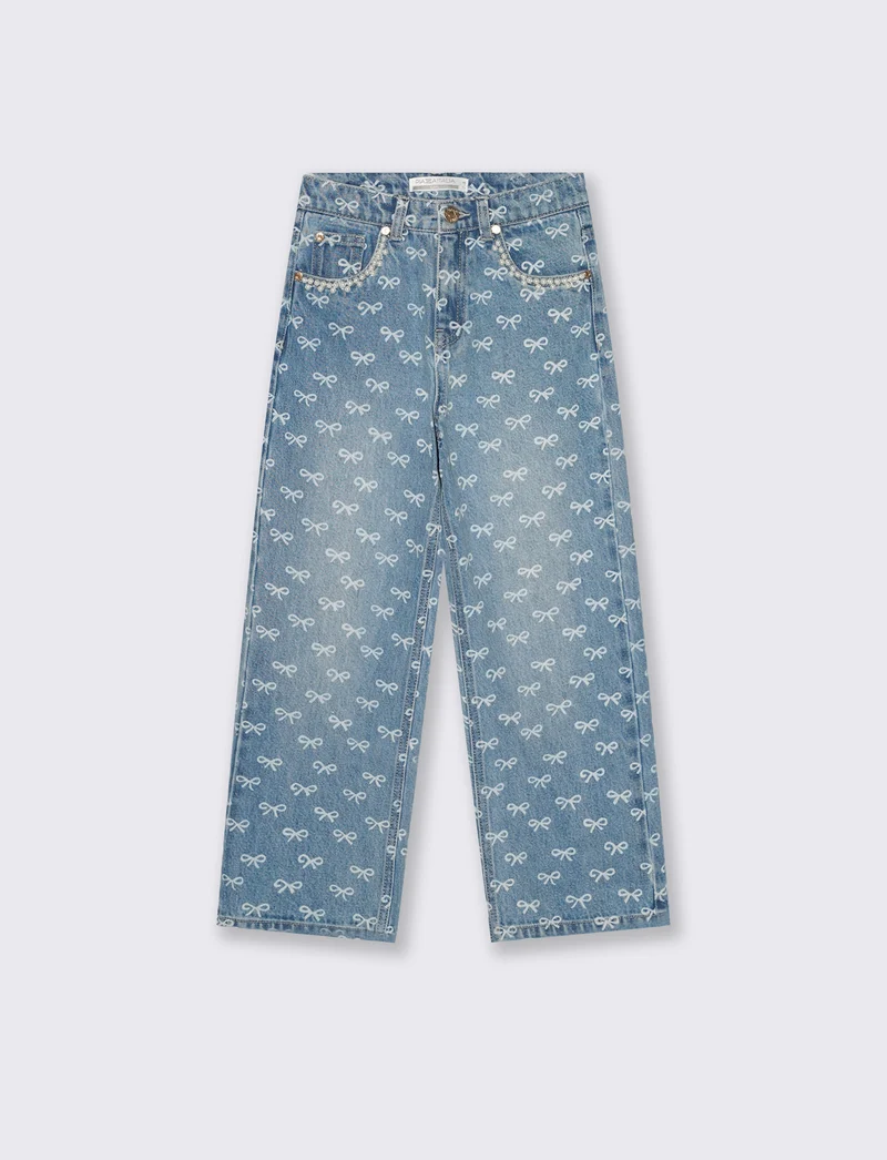 Jeans gamba larga - Denim