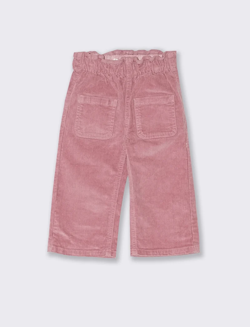 Pantaloni in velluto - Rosa cipolla