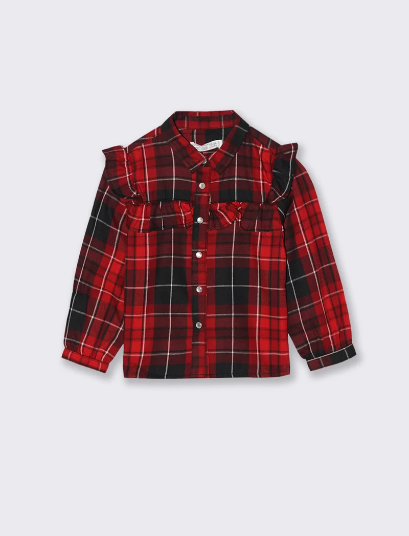 Camicia a quadri - Rosso