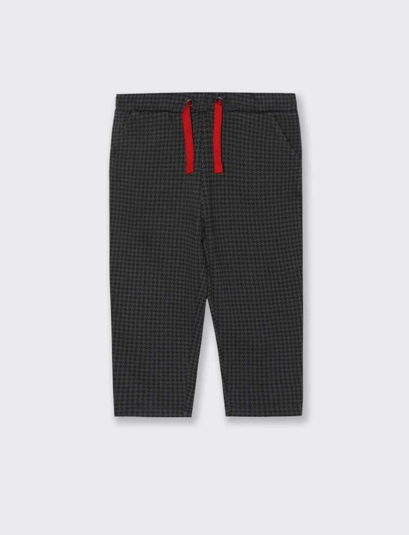 Pantaloni in felpa stampati - Nero