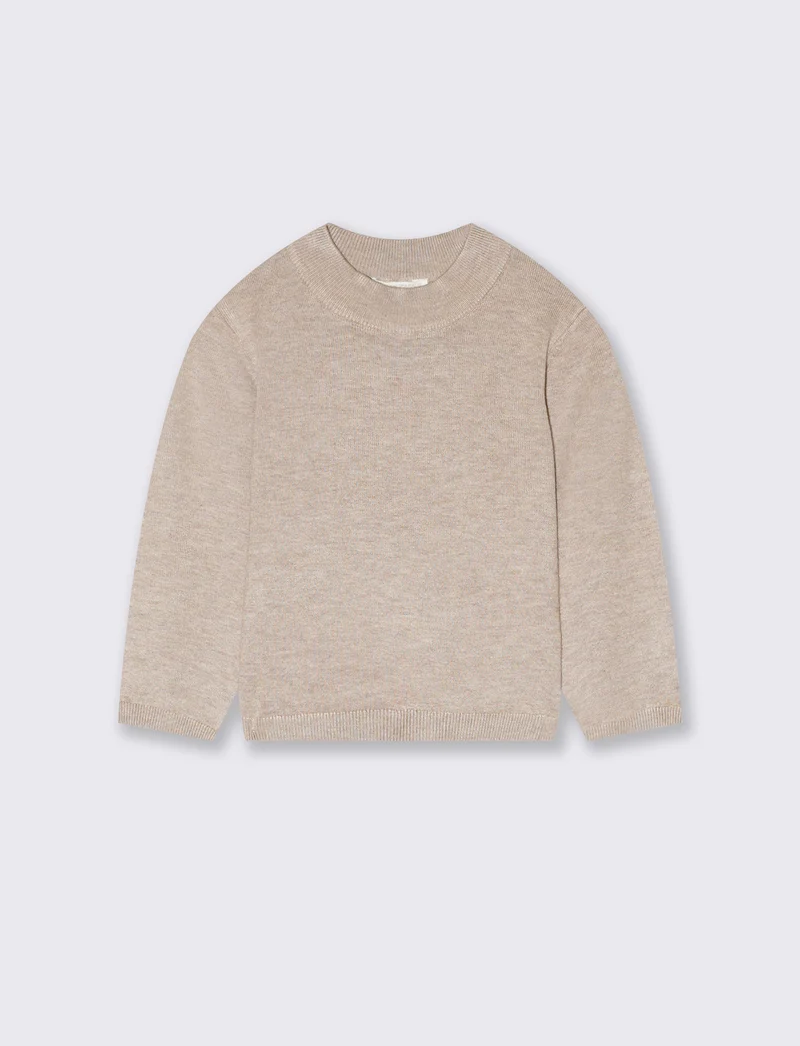 Maglia collo alto - Beige