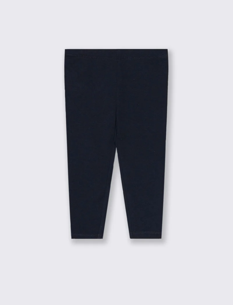 Leggings basici in tinta unita - Blu