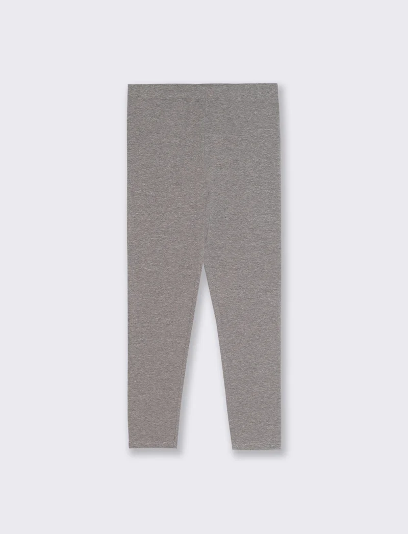 Leggings garzato - Grigio mel.