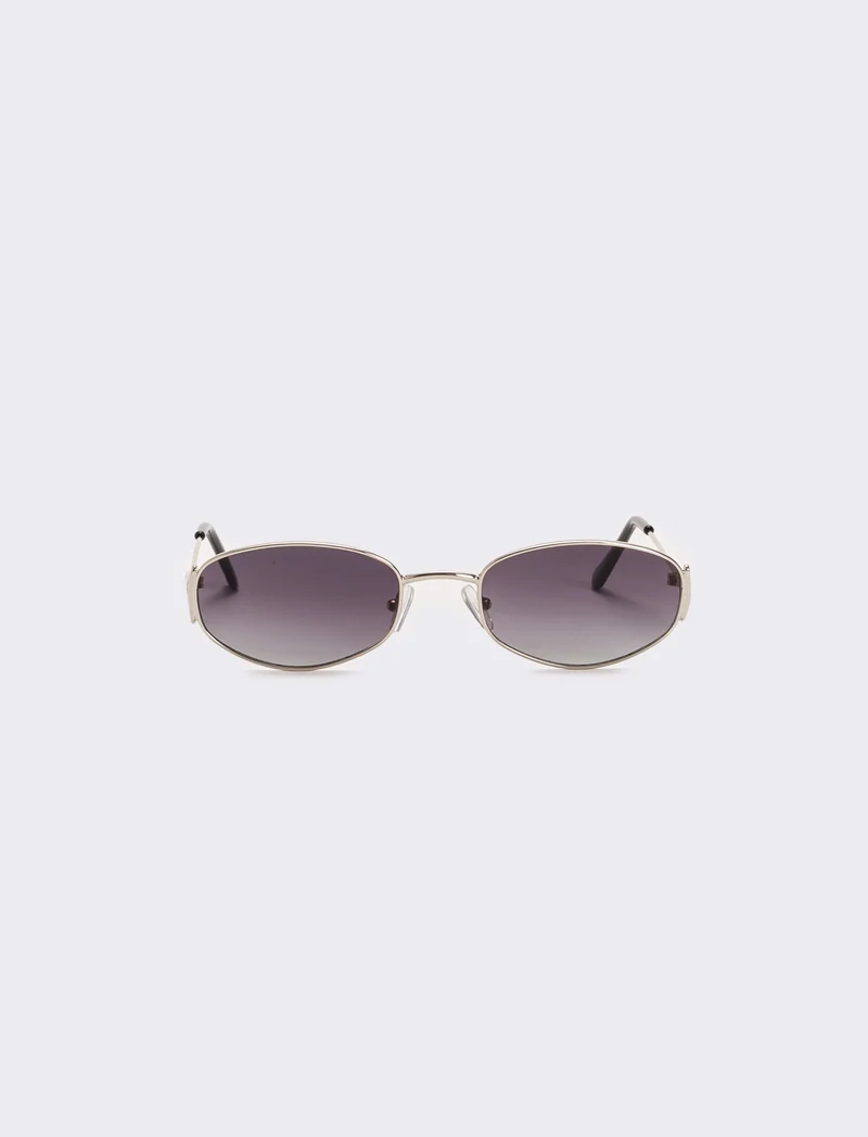 Occhiali da sole in metallo donna - Argento