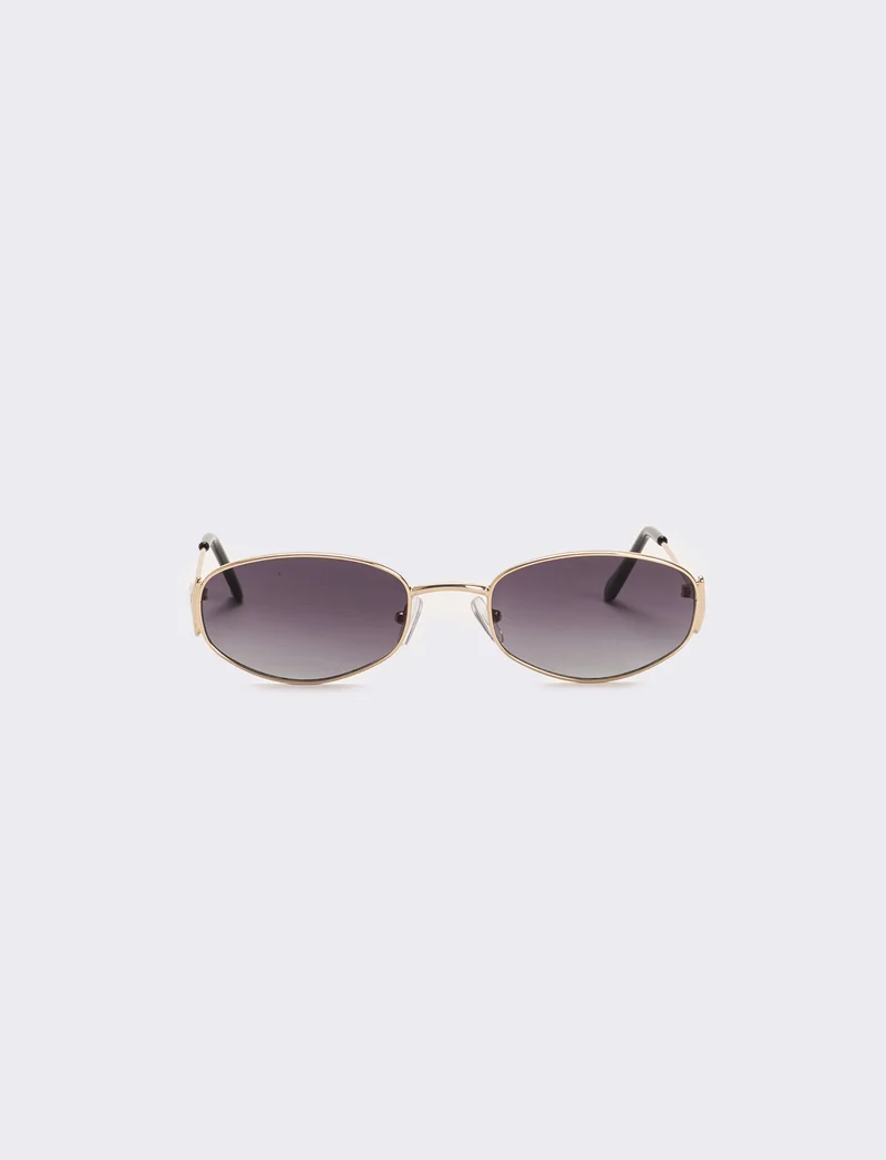 Occhiali da sole in metallo donna - Oro