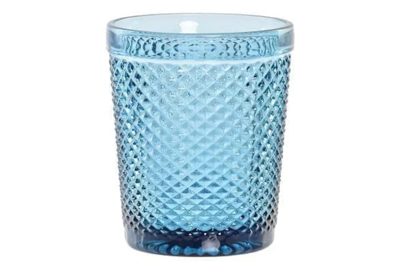 BibiHome | Set 6 Bicchieri Cristallo Blu 240 ml – Eleganza e Design Iconico Item International